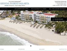 Tablet Screenshot of krystalvallartaresort.com